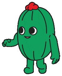 Cactus Cato Sticker by FRIDONY