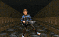 antonytnune 3d doom corridor antony GIF