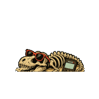 Endless Love Dino Sticker by Crazy Detectors