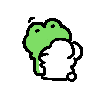 Frogman Hug Sticker by Annafish