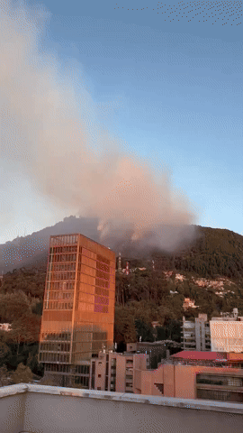 'Bogota Is Burning': Mountain Fire Smoke Chokes Colombian Capital