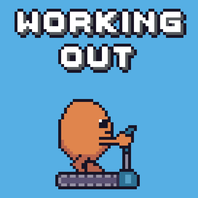 Loop Workout GIF by Potatozzz by 9GAG