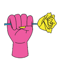 Fight Rose Sticker by Girls Who Code