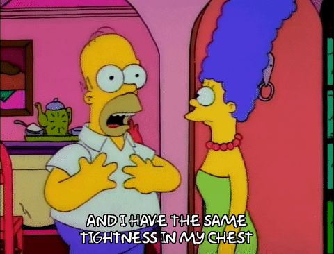 Season 3 Chest GIF by The Simpsons