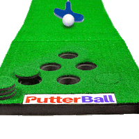 Putterballgame game beer golf golfing Sticker