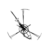 MicaHeliskiing skiing helicopter snowboarding british columbia Sticker