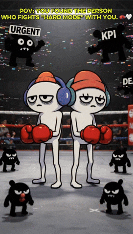 Ah-Z and Ah-Mi Fighting Corporate Monsters