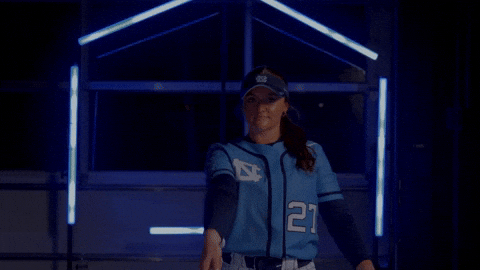 Serious Softball GIF by UNC Tar Heels