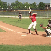 rawlingstigers baseball mlb swing left GIF