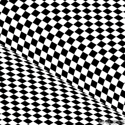 Black And White 3D GIF by Pi-Slices
