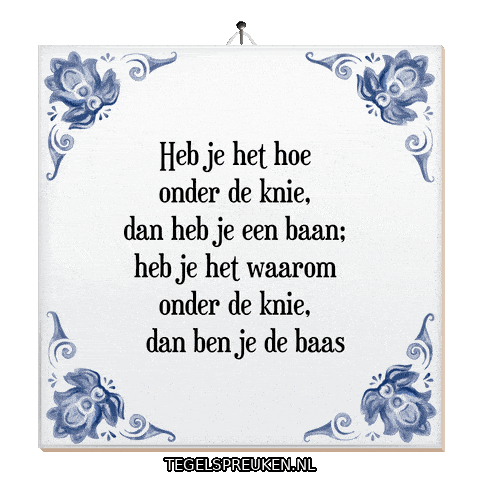 Humor Wijsheid Sticker by Tegelspreuken.nl