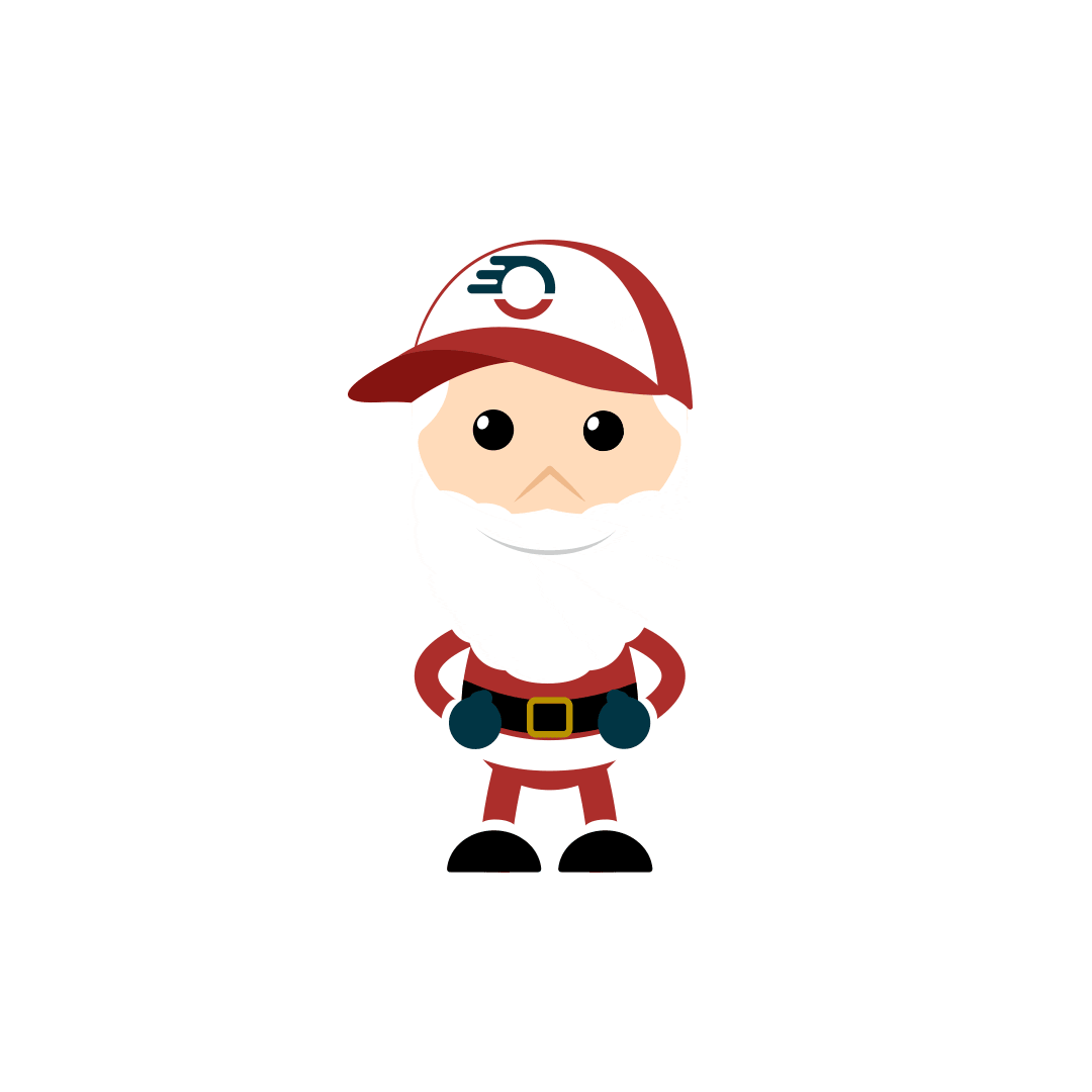 Santa Delivery Sticker by MOOVIN