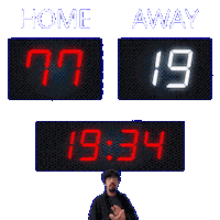 19 Away Sticker