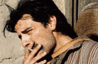 oscar isaac smoking GIF