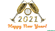 New Year Celebration Sticker by echilibrultau