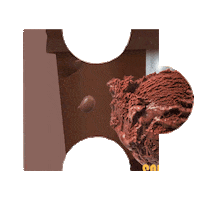 chocolate puzzle Sticker by Luicella's Ice Cream
