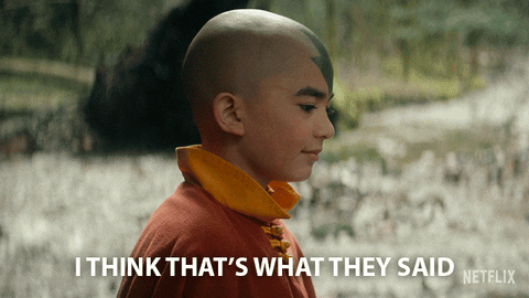 Not Listening Avatar The Last Airbender GIF by NETFLIX