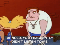 hey arnold nicksplat GIF