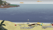 beach walking GIF by South Park 
