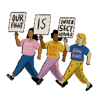 Black Lives Matter Sign Sticker by INTO ACTION