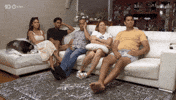 Turning Away Australian Tv GIF by Gogglebox Australia