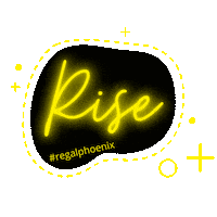 Rise Sticker by The Regal Phoenix