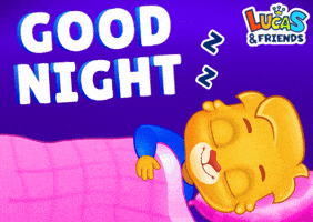 Good Night GIF by Lucas and Friends by RV AppStudios