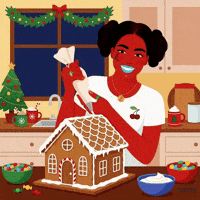 Happy Gingerbread House GIF by World Of Women