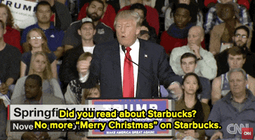 donald trump christmas GIF