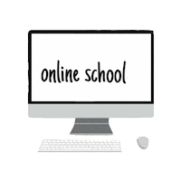 DanaeG school online coronavirus online school Sticker