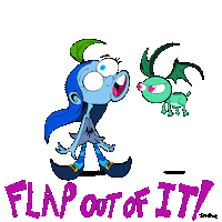 JimGrueComics motivation toughlove bluehilda snapoutofit Sticker