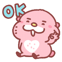 otter ok Sticker by lifezng