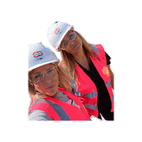 Pink Construction Sticker by GlobalNewsMedia