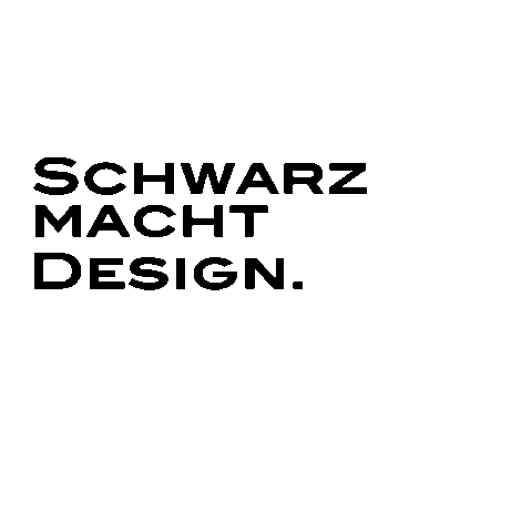 SCHWARZ_MediaDesign giphyupload logo design werbeagentur Sticker