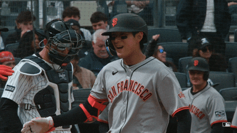 Giants Baseball Good Job GIF by San Francisco Giants