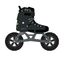 Powerslidebrand skating next offroad rollerskating Sticker