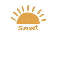 Sunset Matahari Sticker
