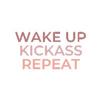 Badass Wakeup Sticker by Digital GB