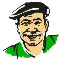 justinbridou_fr justin papi apero oeil Sticker