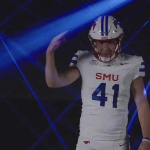 College Football Celebration GIF by SMU Football