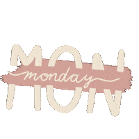 Pink Monday Sticker