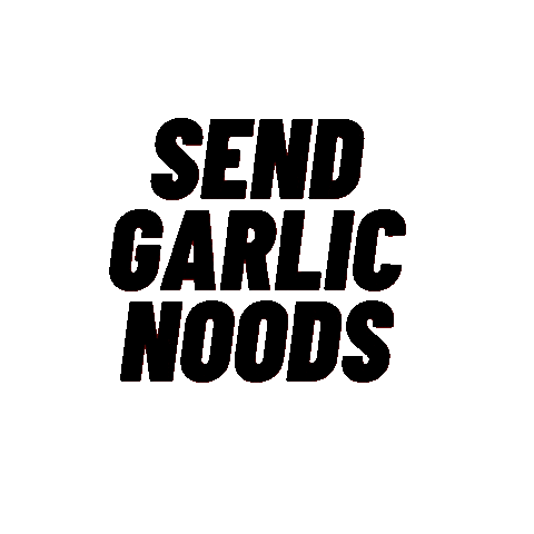 bunappetit noodles sendnoods bunappetit garlicnoodles Sticker