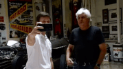 jay leno selfie GIF by NASCAR