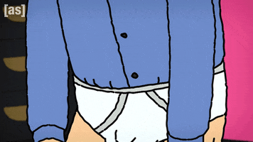 Pants Underwear GIF by Adult Swim