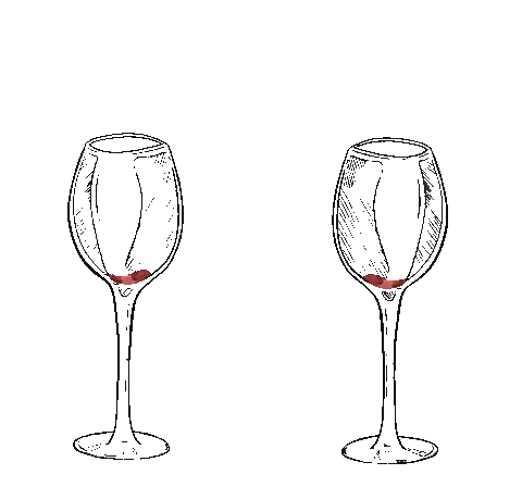 hocodesign giphyupload cheers wine red wine Sticker