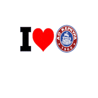 Ilove Sticker by A.O. Kerkyra