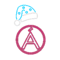 Christmas Bausse Neon Sticker by Bausse Beauty