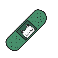 Cat Bandaid Sticker