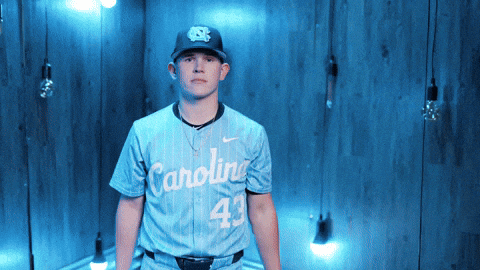 University Of North Carolina Baseball GIF by UNC Tar Heels