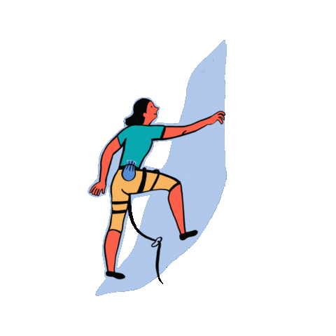 Skiing Climbing Sticker by Basecamp Shop